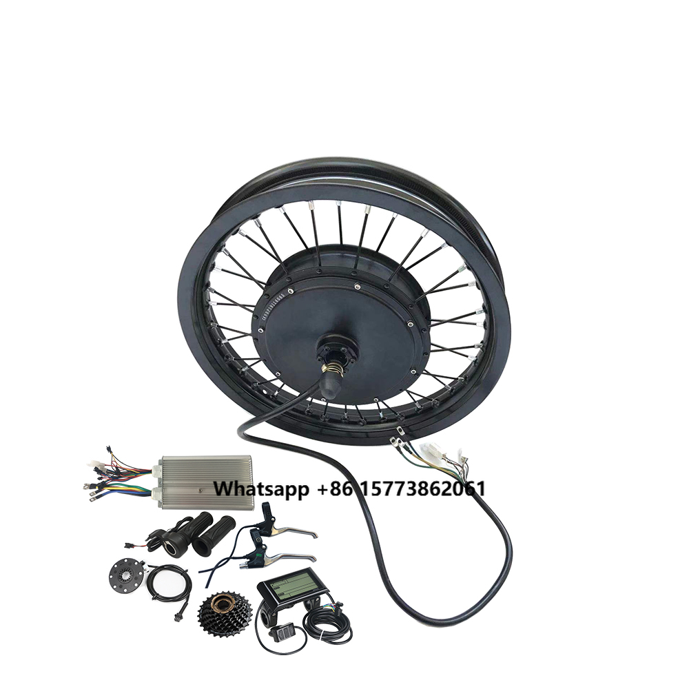 Ebike Conversion Kit 72V 3000W - ホットセール電動自転車BLDCモーターパーツキット48V/52V/60V/72V 3000W電動バイクスクーター変換キット（CE認証付き）
