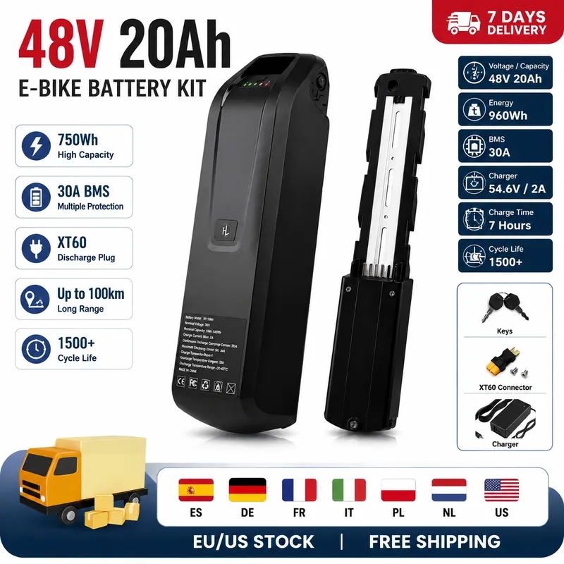 Ebike Battery 48V 20Ah Hailong - Hailong E-Bikeバッテリー 36V 48V 10/20Ah マウンテンバイク用