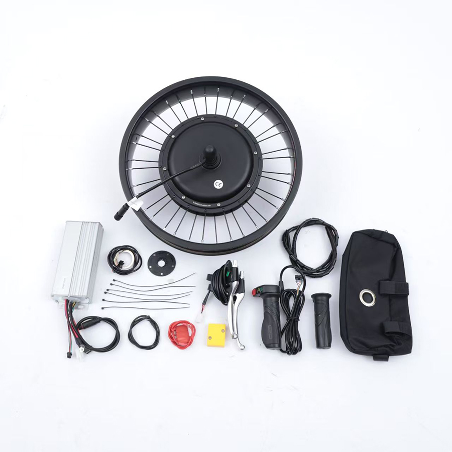 Ebike Conversion Kit 72V 3000W - OEM 72V 3000WハイパワーLCDディスプレイIP65防水70km/hスピード電動自転車リアハブモーター変換キット