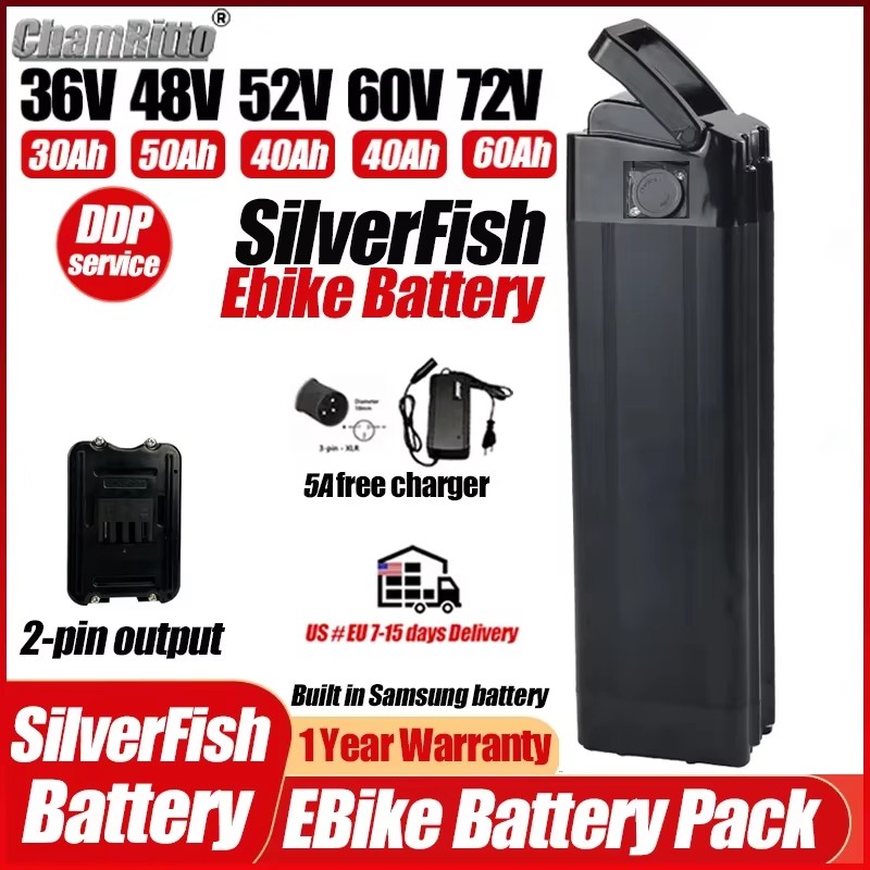 36v48v52v 60v 72v Bafang 1000  - Electric Bicycle Battery 72V 30Ah のレビューと価格