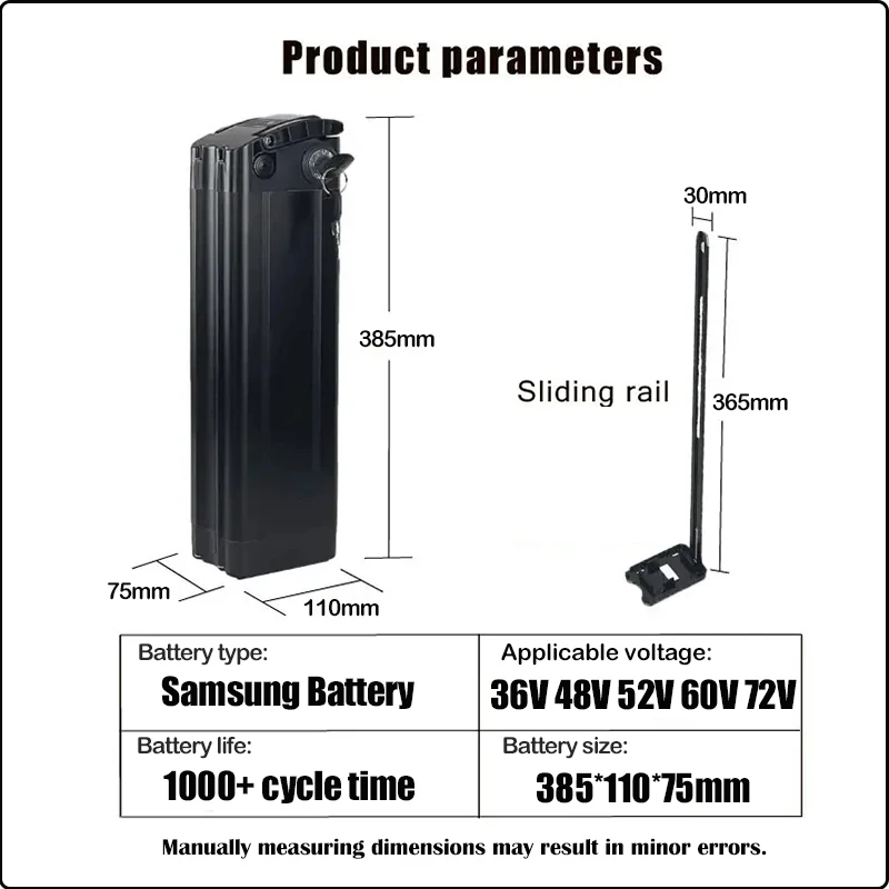 36v48v52v 60v 72v Bafang 1000  - Electric Bicycle Battery 72V 30Ah のレビューと価格