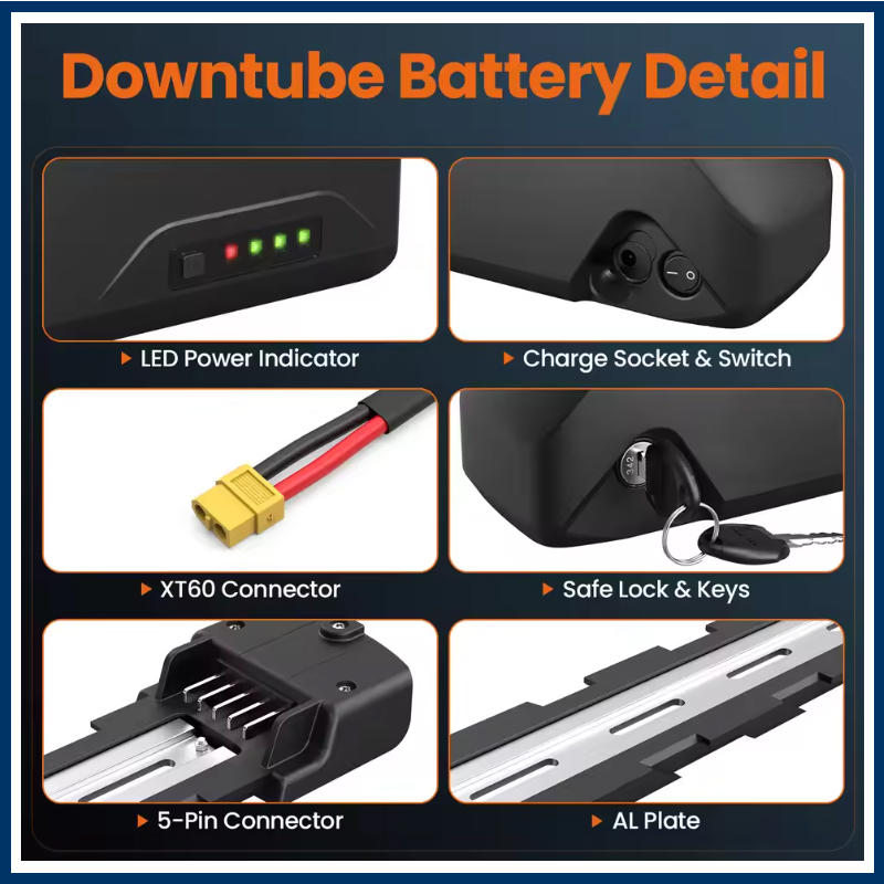 海龍電動自転車バッテリー 52v 36v 48v 60v 7 - Electric Bicycle Battery 72V 30Ah のレビューと価格