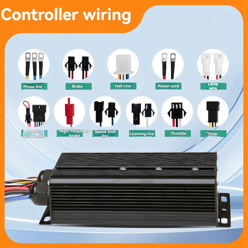 電動自転車 3 モード コントローラー セット 80A 48 - Sine Wave Controller 48V 72V 80A のレビューと価格