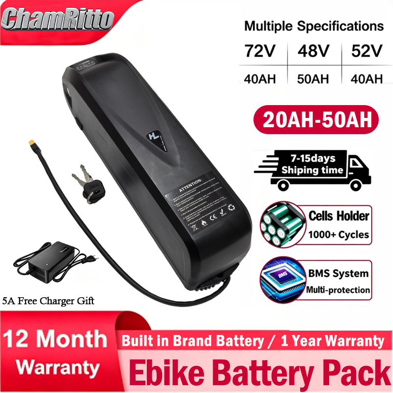 72V60V 48V 20AH 52V 36V 30AH 4 - Ebike Battery 48V 20Ah Hailong のレビューと価格