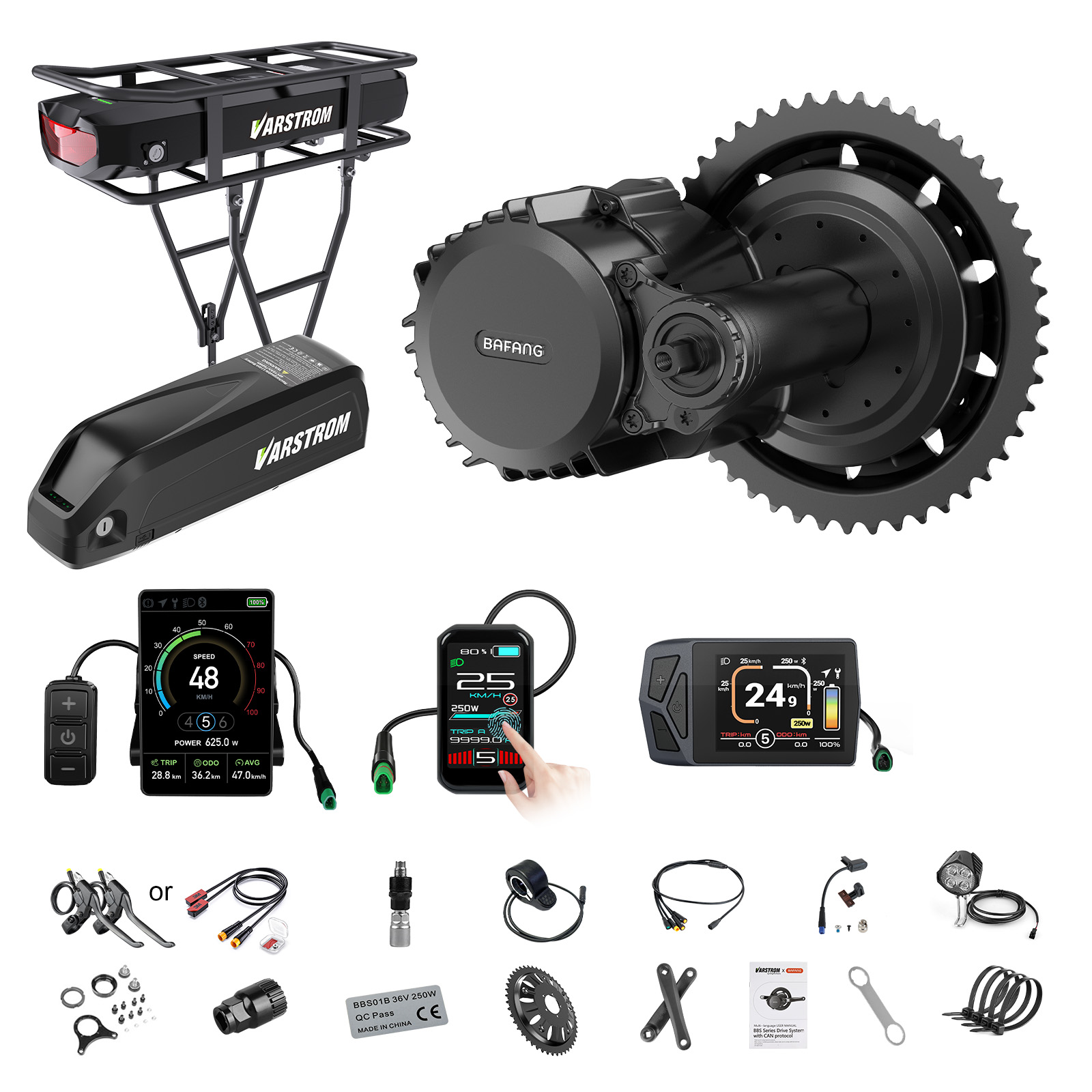 【米国発送】Bafangモーター 750W 48V ミッドド - Bafang Bbs02B 48V 750W Mid Drive Kit のレビューと価格