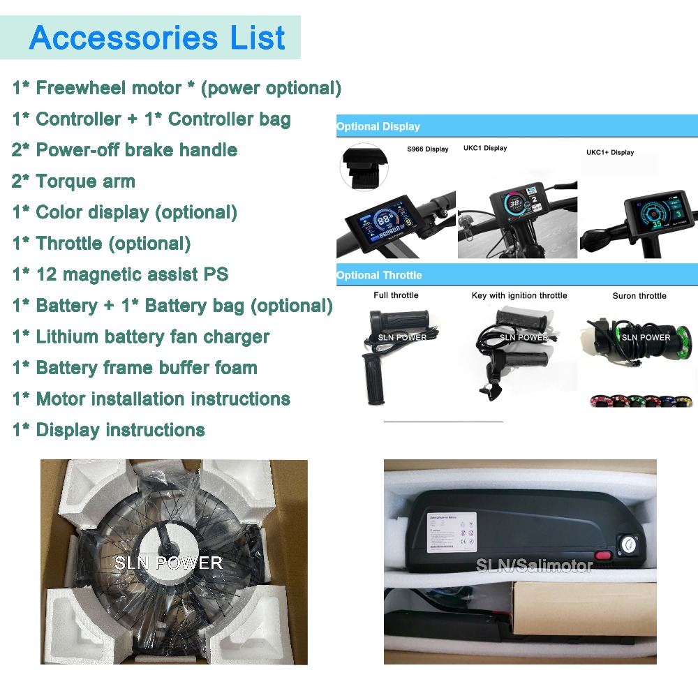 MTX 36V 48V 52V 60V 72V 2000W  - Ebike Conversion Kit 72V 3000W のレビューと価格