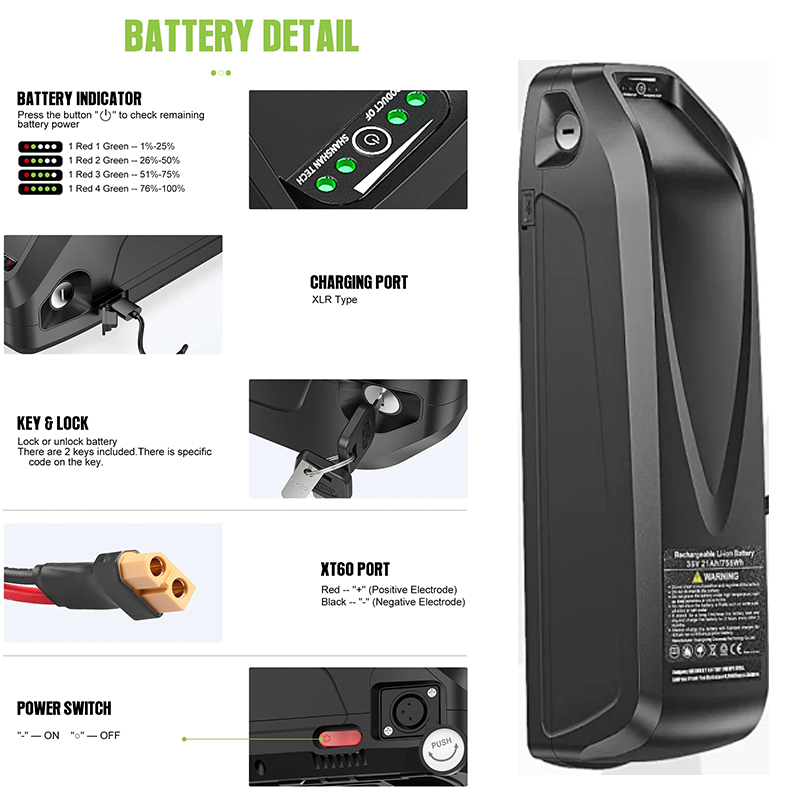 36V 48V 52V Hailong 60V 72V 電動 - Ebike Battery 48V 20Ah Hailong のレビューと価格