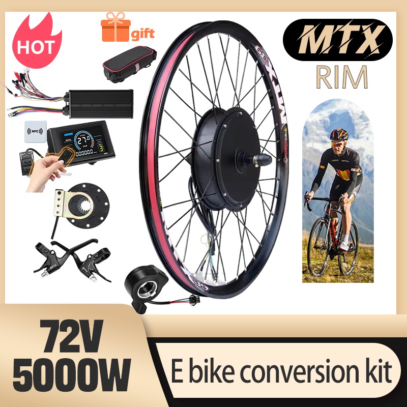 MTX39 Eバイク変換キット 72V 5000W リアドロ - 72V 5000W Hub Motor Kit のレビューと価格