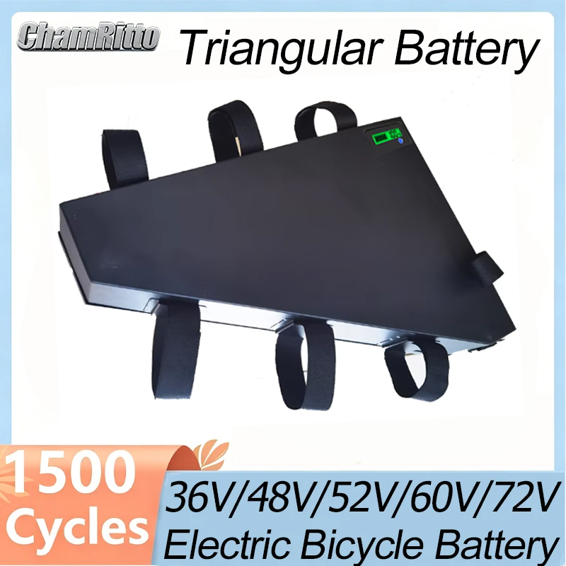 電動自転車 60v72v 3000w 三角形バッテリー 36 - Electric Bicycle Battery 72V 30Ah のレビューと価格