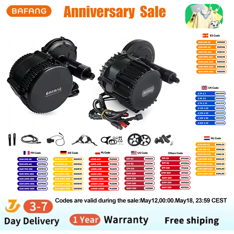 Bafang BBSHD 1000W 48V 68mm ミッ - Bafang Bbshd 1000W Conversion Kit のレビューと価格